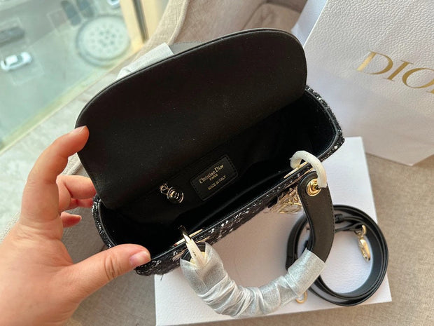 Dior tweed square Diana bag