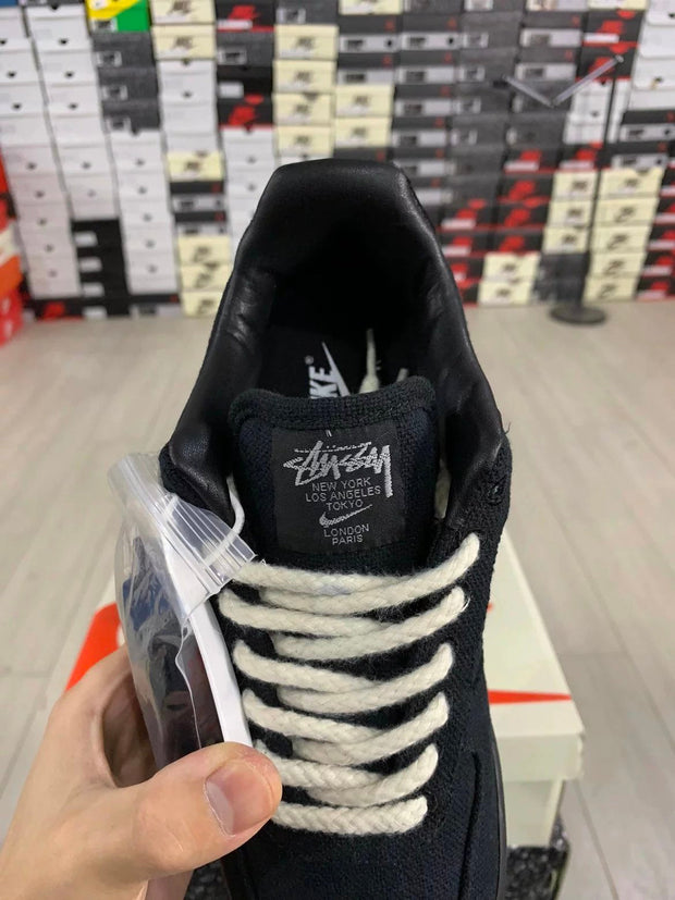 Stussy x Nike Air Force 1 '07 "Black Cool"