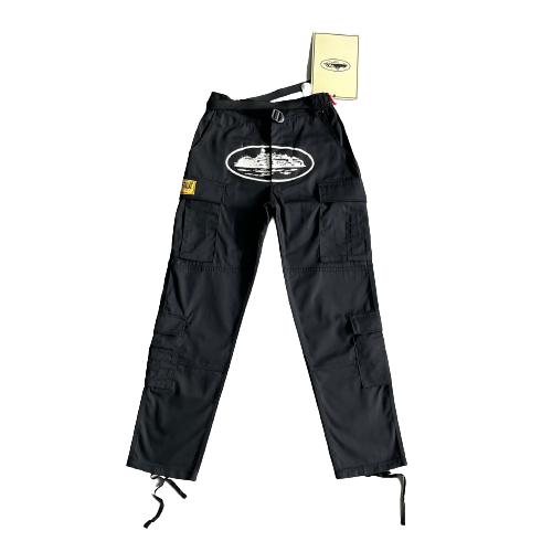 5 STAR BLACK WHITE LOGO YELLOW PATCH CARGO