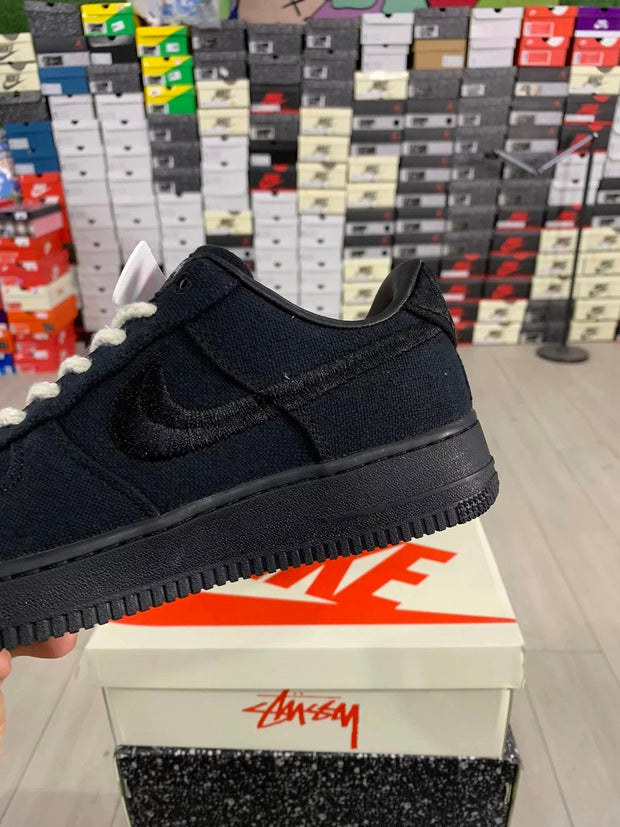 Stussy x Nike Air Force 1 '07 "Black Cool"