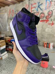 Air Jordan 1 Mid "Purple Black”