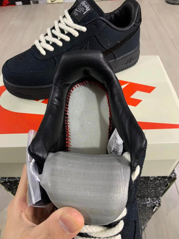 Stussy x Nike Air Force 1 '07 "Black Cool"