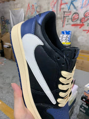 fragment design x Travis Scott x Nike Air Jordan 1 Low OG SP"Black/Midnight Navy"