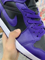Air Jordan 1 Mid "Purple Black”