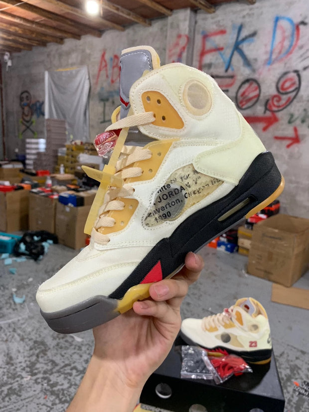 Air Jordan 5 x off white