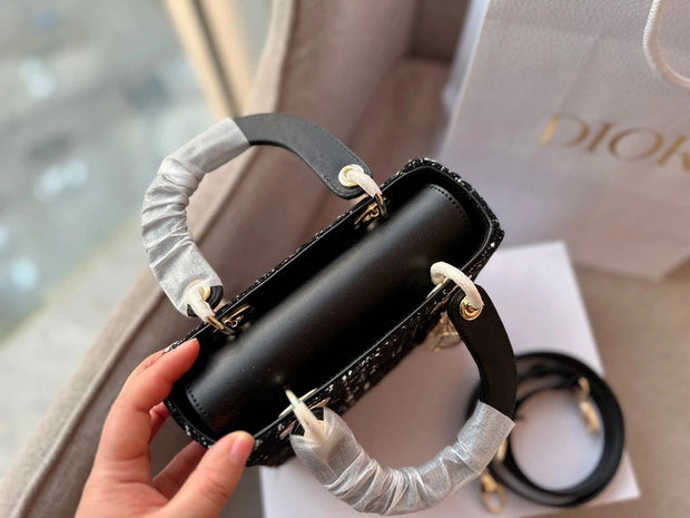 Dior tweed square Diana bag