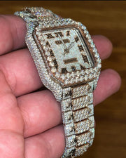Cartier Santos vvs Moissanite
