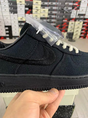 Stussy x Nike Air Force 1 '07 "Black Cool"