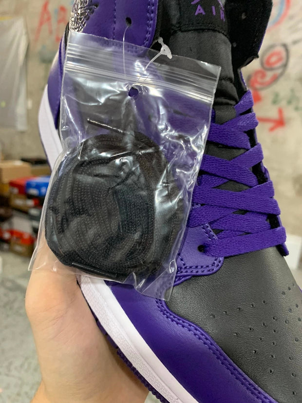 Air Jordan 1 Mid "Purple Black”