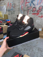 Air Jordan 5 Retro Black Metallic Silver (GS)