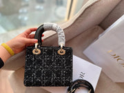 Dior tweed square Diana bag