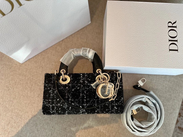 Dior woolen Princess Diana bag