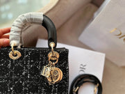 Dior tweed square Diana bag
