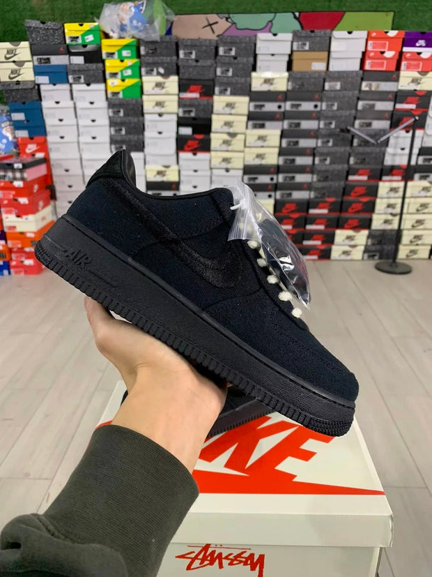 Stussy x Nike Air Force 1 '07 "Black Cool"