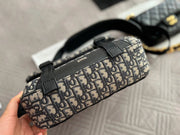 Dior embroidered messenger bag