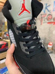 Air Jordan 5 Retro Black Metallic Silver (GS)