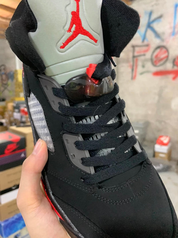 Air Jordan 5 Retro Black Metallic Silver (GS)