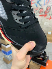 Air Jordan 5 Retro Black Metallic Silver (GS)