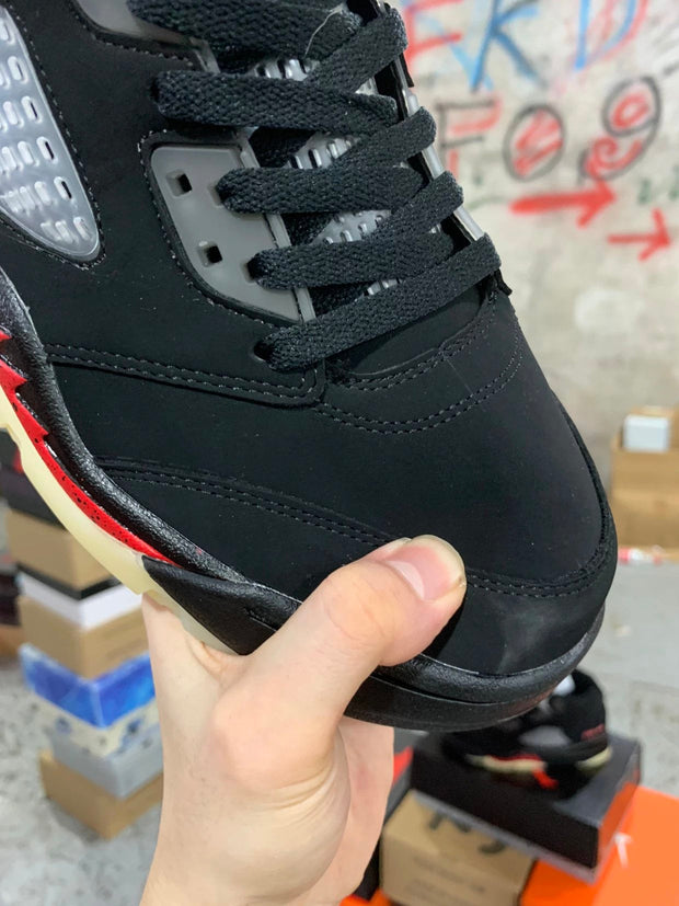 Air Jordan 5 Retro Black Metallic Silver (GS)
