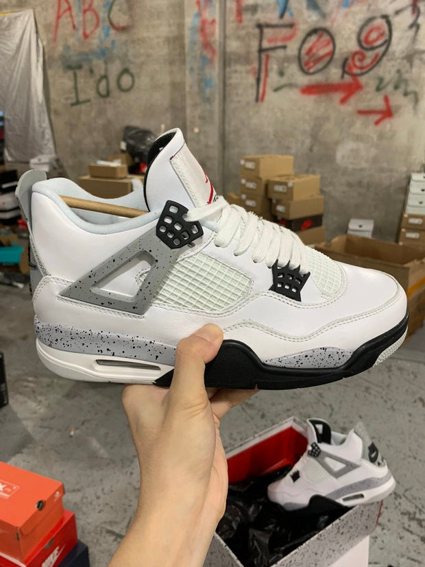 Air Jordan 4 Retro White Cement