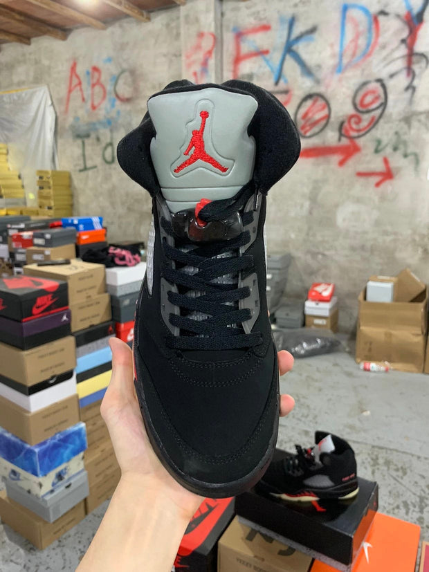 Air Jordan 5 Retro Black Metallic Silver (GS)