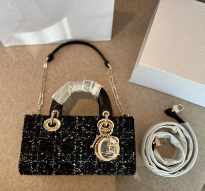 Dior woolen Princess Diana bag