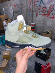 Air Jordan 5 Retro " Jade"