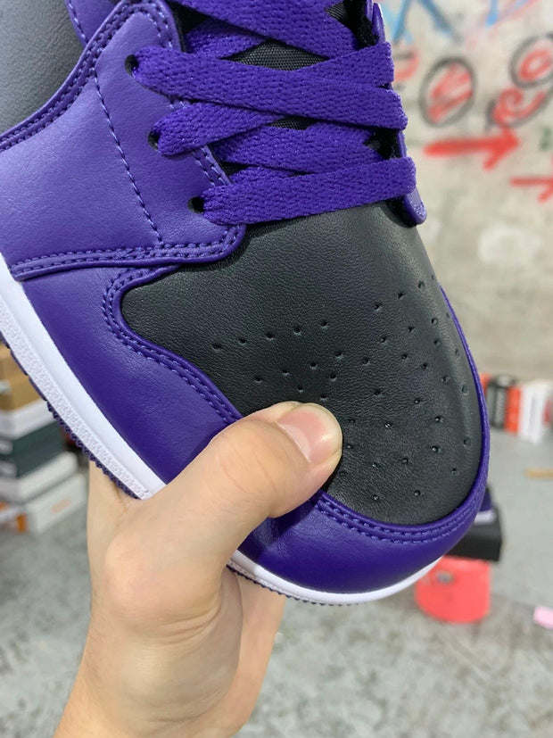 Air Jordan 1 Mid "Purple Black”