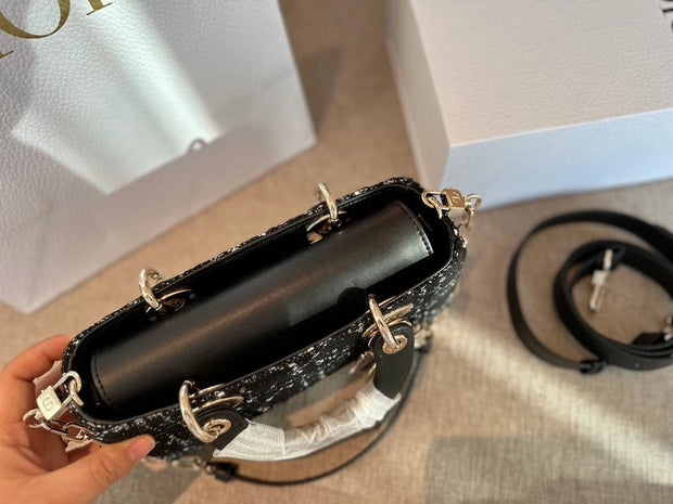 Dior woolen Princess Diana bag