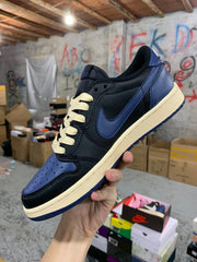 fragment design x Travis Scott x Nike Air Jordan 1 Low OG SP"Black/Midnight Navy"