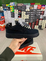 Stussy x Nike Air Force 1 '07 "Black Cool"