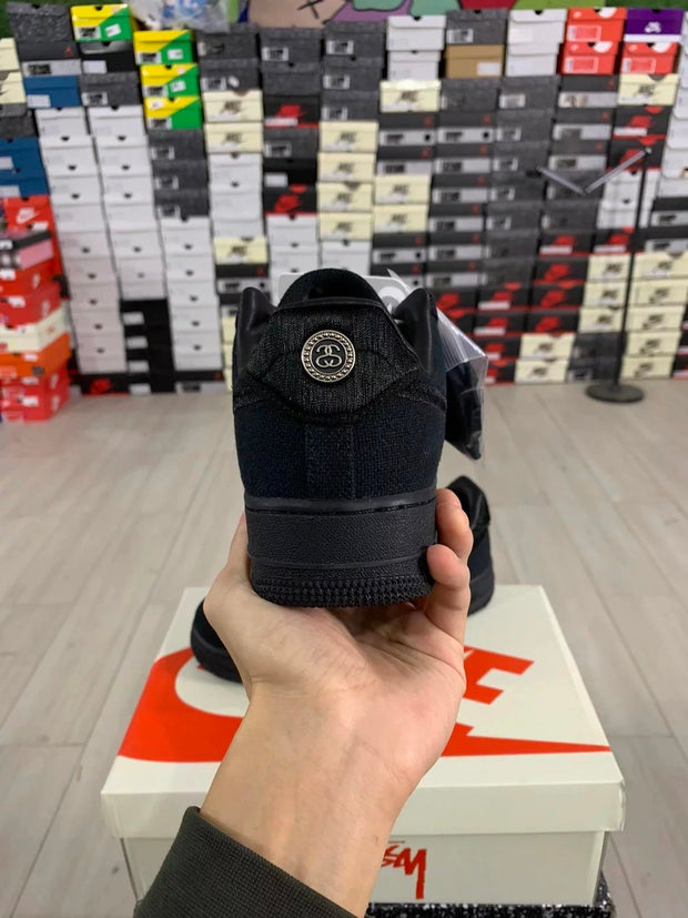 Stussy x Nike Air Force 1 '07 "Black Cool"