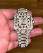Cartier Santos vvs Moissanite