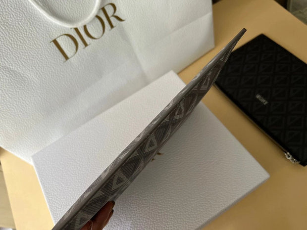 Dior diamond pattern clutch