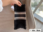 Dior lambswool tote bag