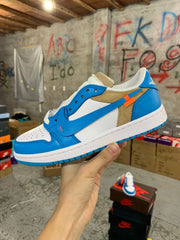 OFF-WHITE x Air Jordan 1 Retro Low OG “UNC”