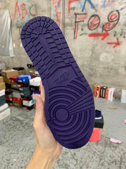 Air Jordan 1 Mid "Purple Black”