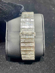 GRA Certified VVS Moissanite Watch | 41mm | Cartier Swiss Movement Automatic Watch