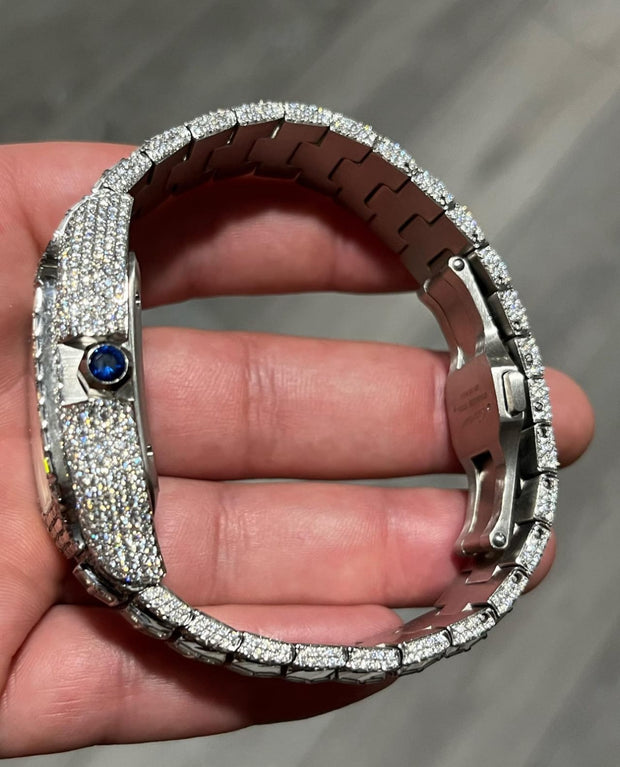 Cartier Santos vvs Moissanite