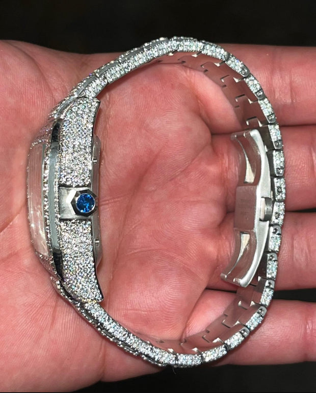 Cartier Santos vvs Moissanite