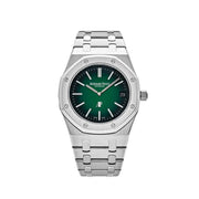 Audemars Piguet Royal Oak 15202PT.OO.1240PT.01 ‘Jumbo’ Extra-Thin Platinum Green Dial (2021)
