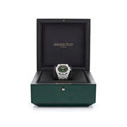Audemars Piguet Royal Oak 15202PT.OO.1240PT.01 ‘Jumbo’ Extra-Thin Platinum Green Dial (2021)