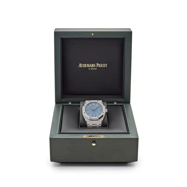 Audemars Piguet Royal Oak Selfwinding 15510BC.OO.1320BC.01 White Gold Blue Dial Limited Edition