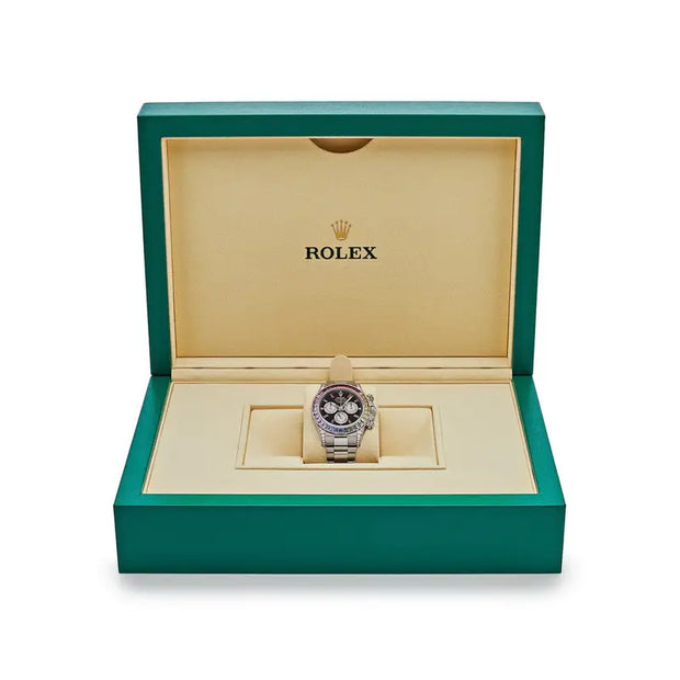 Rolex Daytona 116599RBOW ‘Rainbow’ White Gold Black Dial Sapphire Bezel (2022)