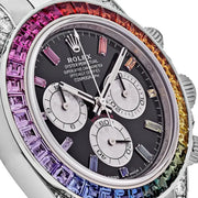 Rolex Daytona 116599RBOW ‘Rainbow’ White Gold Black Dial Sapphire Bezel (2022)