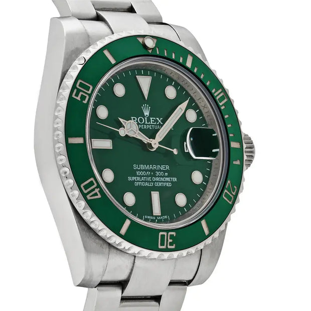 Rolex Submariner Date 116610LV ‘Hulk’ Steel Green Dial Oyster