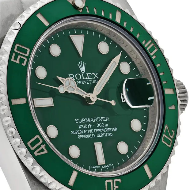 Rolex Submariner Date 116610LV ‘Hulk’ Steel Green Dial Oyster