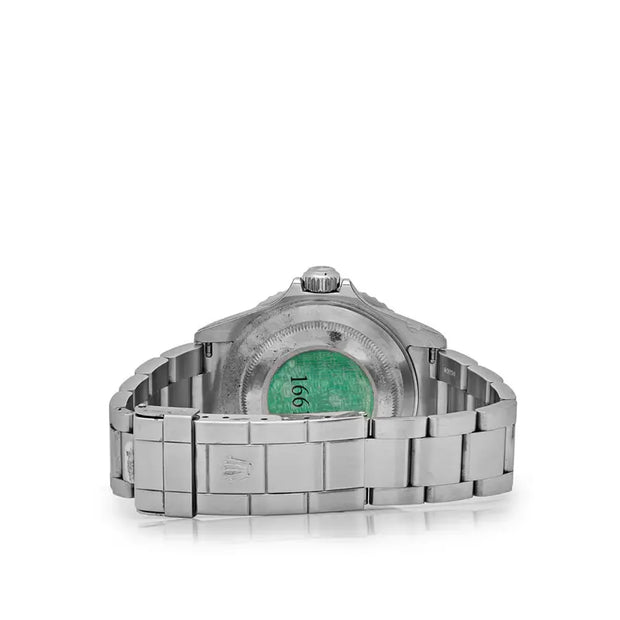 Rolex Submariner Date 16610V ‘Kermit’ Bezel Flat 4 Steel Black Dial Oyster (2003)