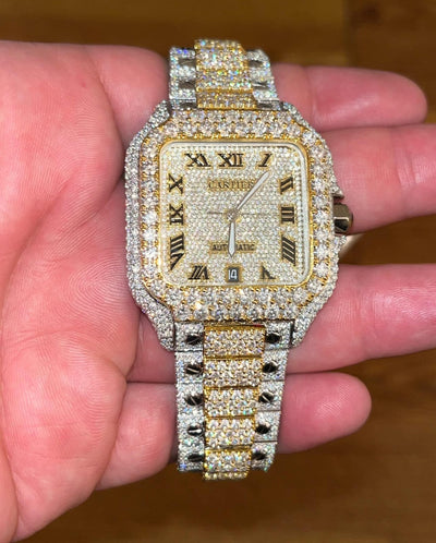 Cartier Santos vvs Moissanite