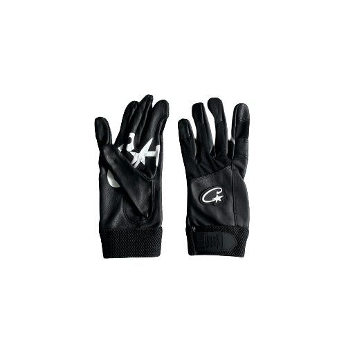 (GENUINE COWHIDE) BLACK LEATHER GLOVES